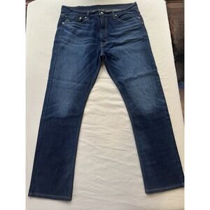 Levi's Men's 513 36x30 Original Straight Fit Jeans - Dark Wash